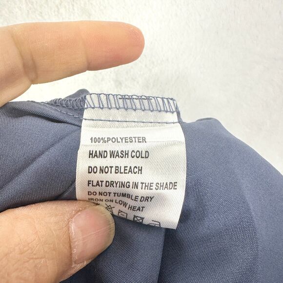 JJ's House Cascading Ruffles Scoop A line Chiffon Lace Midi Dress Medium NEW - Picture 10 of 10